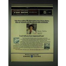 1980 GE Potscrubber III Dishwasher Ad - Susan Eschito