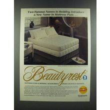 1986 Simmons Ad - Beautyrest Mattress Pads & Louisville Bedding Accessories