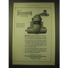 1924 Russwin Door Checks Ad - Russwin Distinctive Hardware