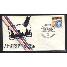 Event Cancel 05-22-86 2145 22c AMERIPEX '86 (Cachet-U/A) Box0273