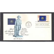 FDC Fleetwood 1641 13c New Hampshire (Cachet-U/A) CV39706