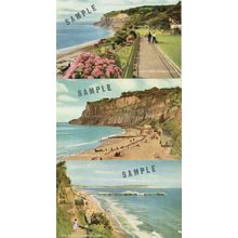 Shanklin Isle Of Wight 3x Rare SAMPLE 1970s Postcard s
