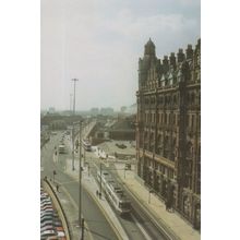 Lower Mosley Street Manchester Aerial Postcard