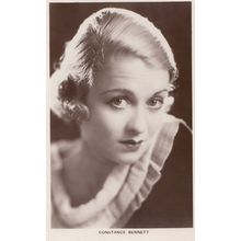 Constance Bennett Picturegoer Photo Postcard