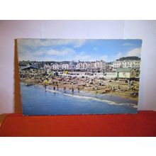 THE BEACH, PAIGNTON, DEVON, used postcard 1964 pm =