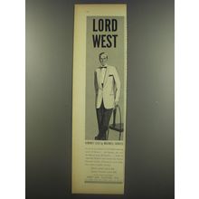 1956 Lord West Fashion Ad - Himanti Silk by Maxwell Fabrics