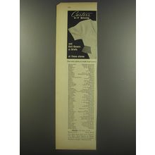 1956 Carter's V-T Shirts Advertisement