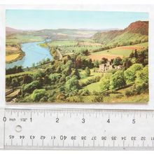 old postcard The Valley of The Tay from above, Kinfauns Castle, Perth