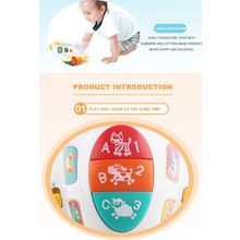 Airplane Learning Bump & Go Toys for Toddler w/Light & Music
