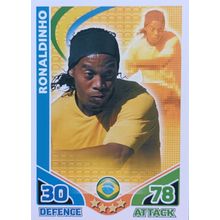 2010 TOPPS MATCH ATTAX WORLD CUP Ronaldinho (Brazil)