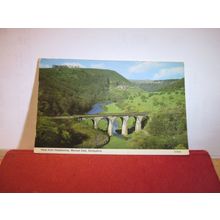 FROM HEADSTONES, MONSAL DALE, DERBYSHIRE used vintage postcard Dennis 1972 pm =