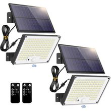 Solar Lights for Outside, 172LED 3Modes Split Motion Sensor Outdoor Lights with