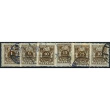 1924/1926 6 different values - fine used (o) - Postage Due