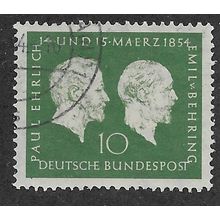 GER 1954 10pf 'BIRTH CENTENARIES' FINE USED (EBID63-107)