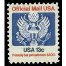 O129 13c Eagle Fine MNH G0605