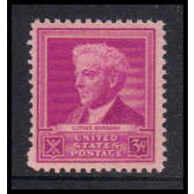 876 3c Luther Burbank Fine MNH KA3458
