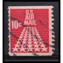 Used C72 10c 50 Stars Runway Fine KA8518