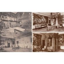 Tapestry Room Blair Castle 2x Real Photo 4x Old Postcard s