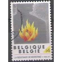 Belgique 1992 Michel 2496 O Cote (2008) 0.30 € La Résistance Cachet rond