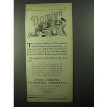 1931 Stone & Webster Engineering Ad - Domino