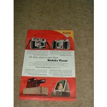 1953 Kodak Camera Ad, Signet, Retina IIa!!!