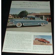 1953 DeSoto FireDome & Powermaster Six Car Ad
