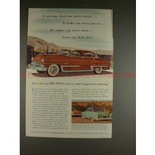 1953 DeSoto FireDome Car Ad - Never Wrestle, Never Jam!