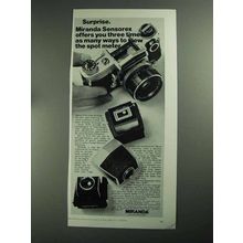 1968 Miranda Sensorex Camera Ad - View the Spot Meter