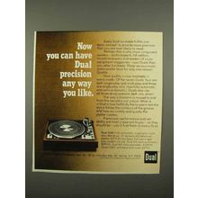 1975 Dual 1249 Turntable Ad - Precision Way You Like