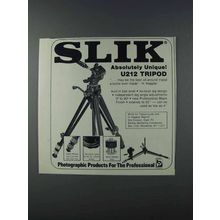 1981 Slik U212 Tripod Ad - Absolutely Unique!
