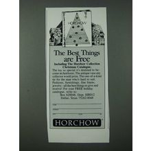 1986 Horchow Collection Christmas Catalogue Ad - Best Things Are Free