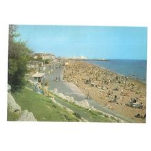 ESPLANADE, PIER & BEACH, SOUTHSEA, HAMPSHIRE unused postcard by DRG 1985 =