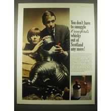 1966 Crawford's Scotch Ad - You don't have to smuggle