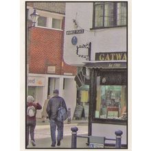 Help The Aged Shop Market Square Street Hitchin Herts Postcard