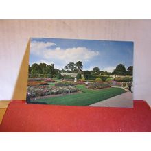 FORMAL GARDENS, THE CASTLE, ST FAGANS, WELSH FOLK MUSEUM unused postcard =