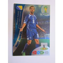 Miralem Pjanic - FOIL - Bosnia - 2014 Panini Adrenalyn XL Brazil World Cup (ef1)