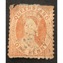 AUSTRALIAN STATES..-queensland SG 095 USED 1d