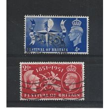 GB.Festival of Britain set of 2.Fine Used.Jul25