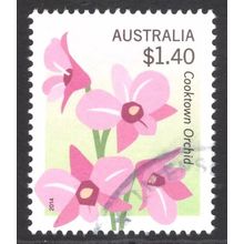 AUSTRALIA 2014: FLORAL EMBLEMS - $1.40 COOKTOWN ORCHID USED (G8)
