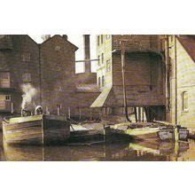 Surrey WEYBRIDGE Coxes Lock Mill Postcard (Shepperton Swan 11)
