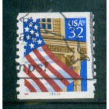 Used 2913 32c U.S. Flag Over Porch Fine CNS 33333 W0859