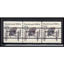 2124a 4.9c Buckboard Very Fine MNH Dry Gum PNC 3/3 PA2563
