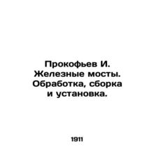 Prokofiev I. Iron Bridges. Processing, assembly and installation. In Russian /P