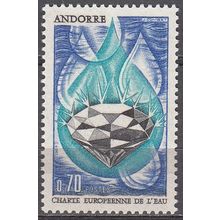 Andorre Français 1969 Michel 217 Neuf ** Cote (2008) 6.00 € Charte de l'eau