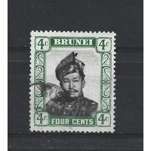 Brunei.SG103 4c Sultan Omar Ali Saifuddin.Fine Used.Aug25c
