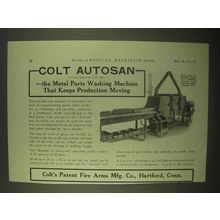 1922 Colt Autosan Metal Parts Washing Machine Ad