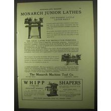 1922 Monarch Junior Lathe Ad - Biggest Little Lathe