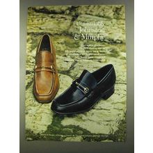1972 Johnston & Murphy Madeira Slip-On Shoe Ad