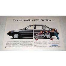 1985 Honda Civic 4-Door Sedan Ad - Not All Families
