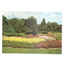 ROCK GARDEN, R.H.S. GARDENS, WISLEY unused postcard 1972 =